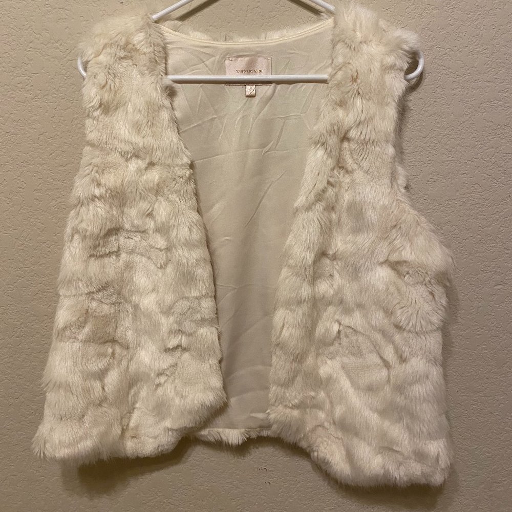 Faux Rabbit Vest